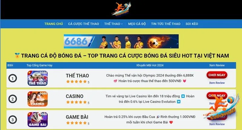 Theo dõi các bài nhận định - soi kèo từ các chuyên gia tại Trang cá cược bóng đá