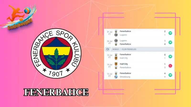 Soi kèo Lille vs Fenerbahce: Phong độ của Fenerbahce